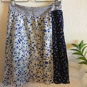Anthropologie Silk Floral Skirt (with pockets!)